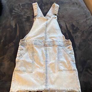 Girls Art Class Blue Denim Fabric